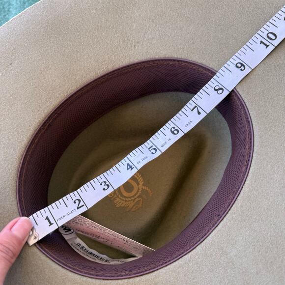 New Charlie 1 Horse Womens Hat Highway edition olive green color size Medium main image 13